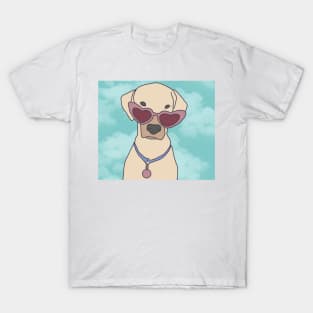 dog in sunglasses T-Shirt